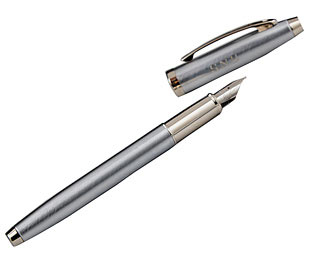 Personalised Sheaffer Chrome Fountain Pen 