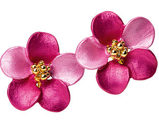 Cherry Blossom Pierced Earrings 