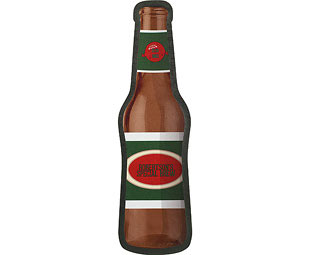 Personalised Beer Bottle Bar Mats 