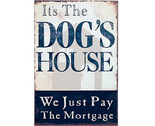 Its The Dogs House Plaque 