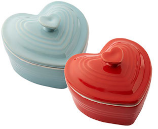 Individual Heart-Shaped Casserole Dishes (2 - SAVE 2) 