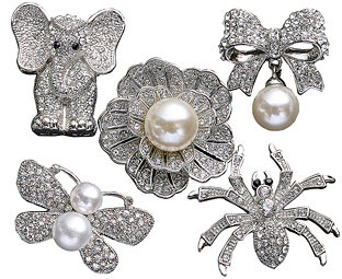 Crystal Brooches (2 + 1 FREE) 