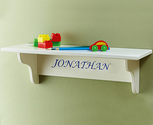 Childrens Wooden Shelf 